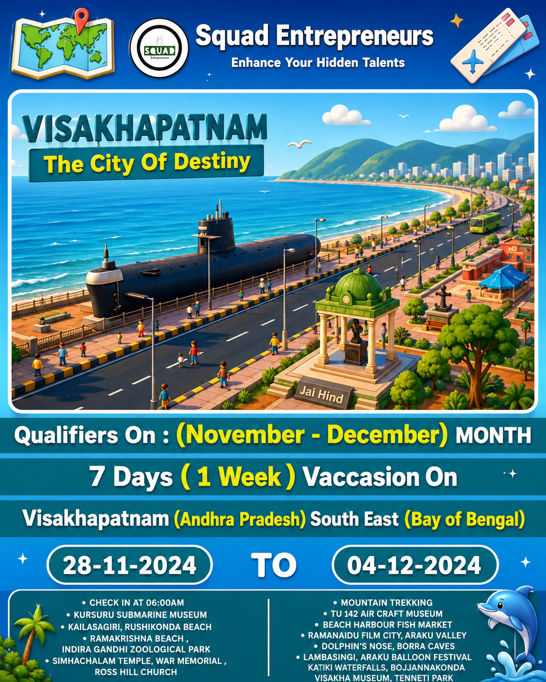 Visakhapatnam (Vizag) Trip (AP)