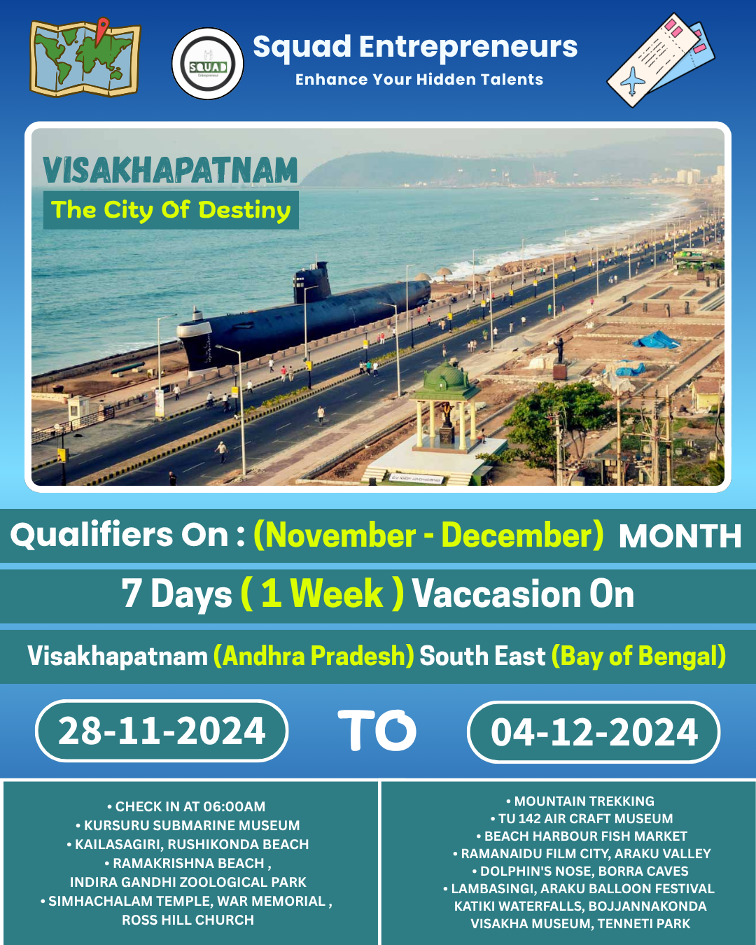 Visakhapatnam (Vizag) Trip (AP)
